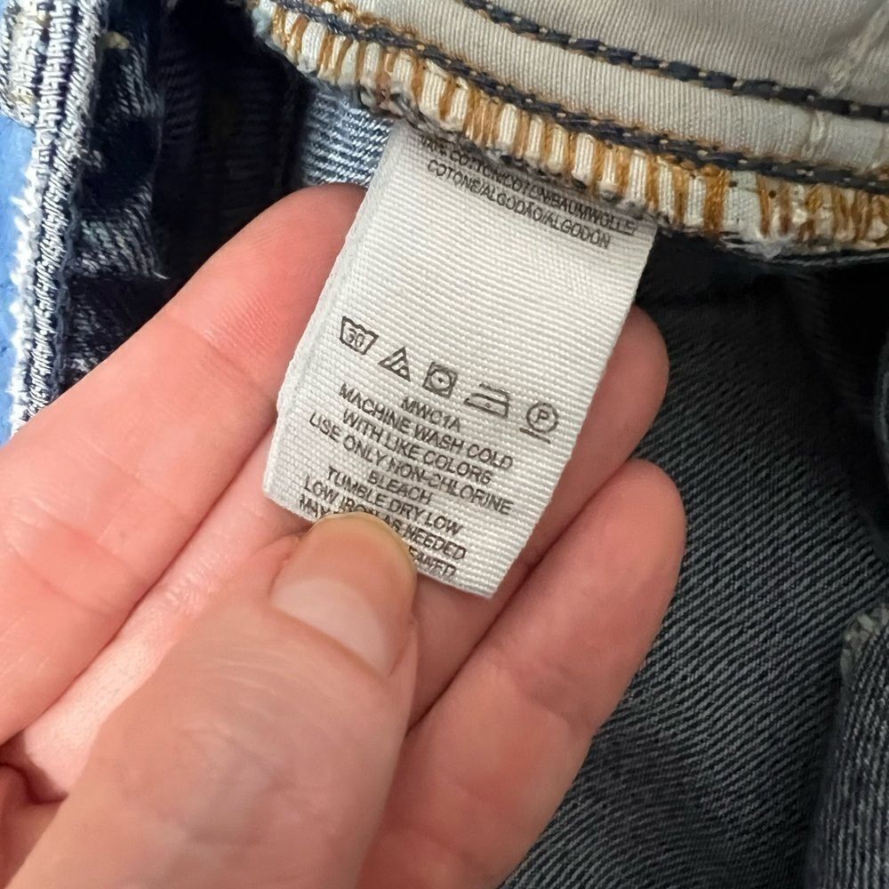 Free People We The Free Harvey
Distressed Blue Denim Jean Mini Skirt 26 - Picture 10 of 14